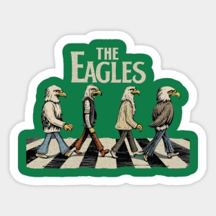 the eagles band retro Sticker